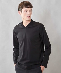 UNION STATION（ユニオンステーション）の「【デオトラント素材】シルケットライクポンチ VネックジャケT（Tシャツ/カットソー）」