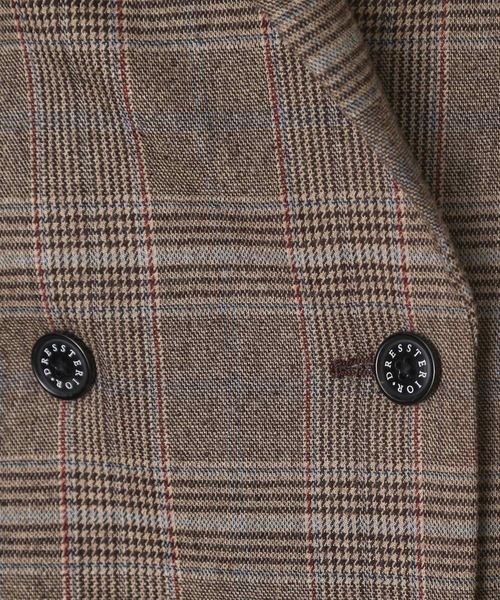 DRESSTERIOR（ドレステリア）の「【otonaMUSE 11月号掲載】サキソニーグレンチェックジャケット（テーラードジャケット・レディース・ダークブラウン系1・34/38/36）」の18枚目の写真