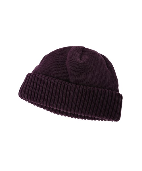 crepuscule（クレプスキュール）の「crepuscule Knit Cap 1 2503-024（ニットキャップ/ビーニー・メンズ・パープル/ブラック/カーキ/グレー・FREE）」の4枚目の写真