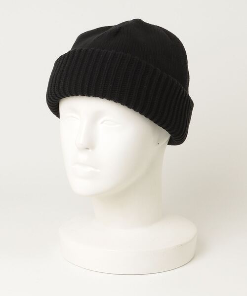 crepuscule（クレプスキュール）の「crepuscule Knit Cap 1 2503-024（ニットキャップ/ビーニー・メンズ・パープル/ブラック/カーキ/グレー・FREE）」の7枚目の写真