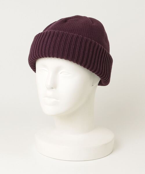 crepuscule（クレプスキュール）の「crepuscule Knit Cap 1 2503-024（ニットキャップ/ビーニー・メンズ・パープル/ブラック/カーキ/グレー・FREE）」の12枚目の写真