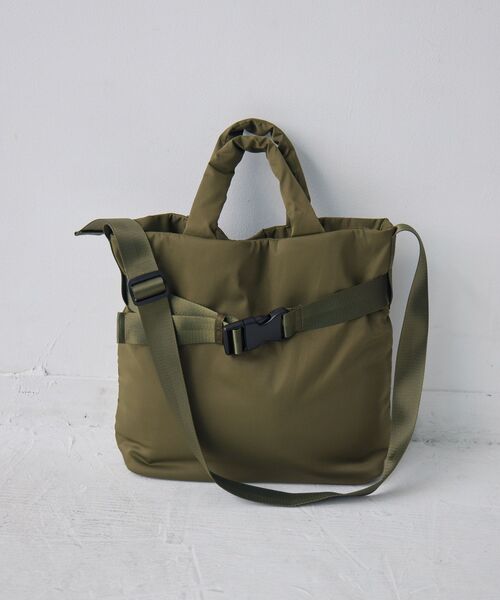 RETRO GIRL(レトロガール)の「撥水2WAYバッグ(ショルダーバッグ・レディース・ブラック/ライトグレー/グリーン・ONE SIZE)」の5枚目の写真