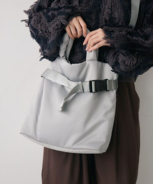 RETRO GIRL(レトロガール)の「撥水2WAYバッグ(ショルダーバッグ・レディース・ブラック/ライトグレー/グリーン・ONE SIZE)」の21枚目の写真