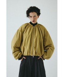 美品　HeRIN.CYE デザインボンバーブルゾン　ジップジャケット HeRIN.CYE（ヘリンドットサイ）の「A-line bicolor blouson A