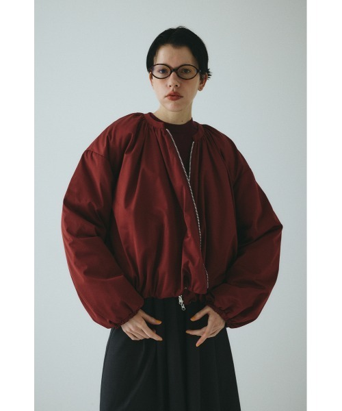 HeRIN.CYE（ヘリンドットサイ）の「Reversible Circle blouson　　リバーシブルサークルブルゾン（ブルゾン・レディース・ブラック/ベージュ/マジェンタ・36/38）」の14枚目の写真