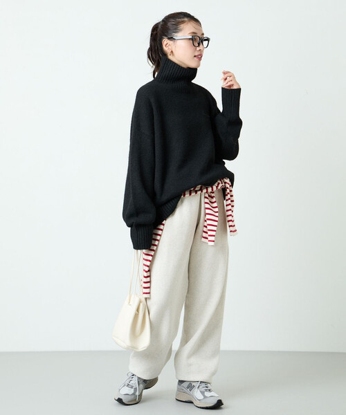 限定展開 リブ タートルネック ニット プルオーバー（ニット/セーター