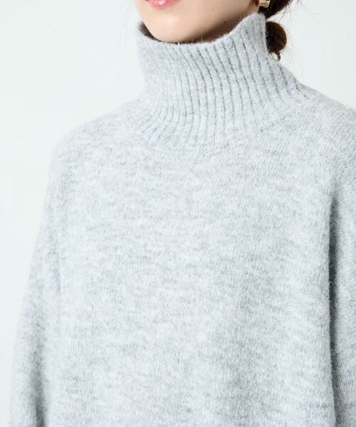 限定展開 リブ タートルネック ニット プルオーバー（ニット/セーター