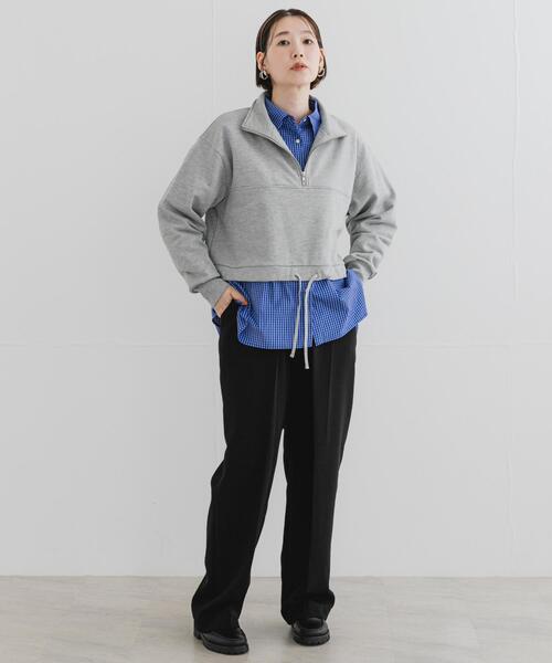 URBAN RESEARCH ROSSO WOMEN(アーバンリサーチ ロッソ)の「F by ROSSO ハーフジップスウェット(スウェット・レディース・ネイビー/グレー・FREE)」の21枚目の写真