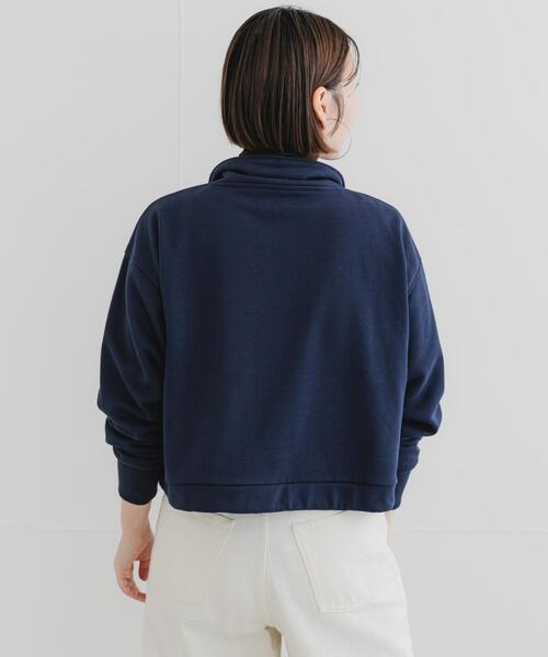 URBAN RESEARCH ROSSO WOMEN(アーバンリサーチ ロッソ)の「F by ROSSO ハーフジップスウェット(スウェット・レディース・ネイビー/グレー・FREE)」の10枚目の写真