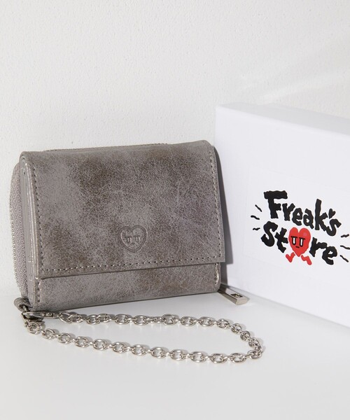 FREAK'S STORE（フリークスストア）の「Kurt Wu/カート ウー Kurt Wu mini Wallet（財布・メンズ・グレー/ホワイト/ブラウン/ブラック・ONE SIZE）」の4枚目の写真
