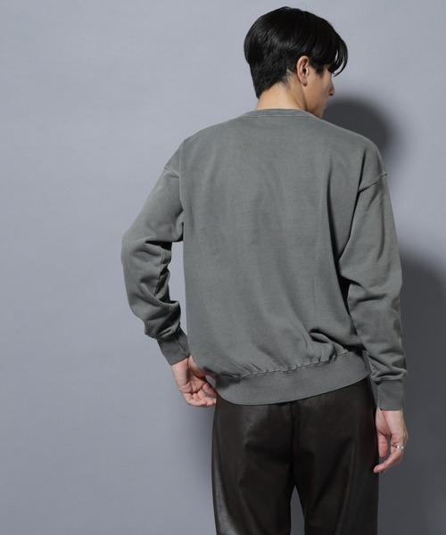 NANO universe(ナノユニバース)の「ヴィンテージライク エディトリアル デザインスウェット(スウェット・メンズ・チャコール/オフホワイト/ブラウン・L/M)」の20枚目の写真