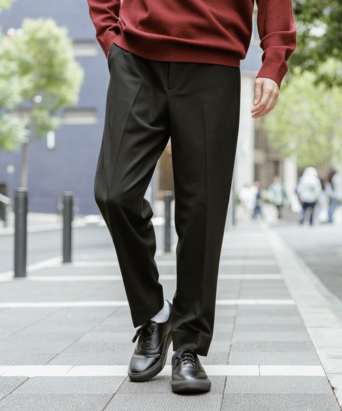 GLOBAL WORK（グローバルワーク）の「アーバンスラックス/+WARM/577340（スラックス・メンズ・ブラック/ブラウン/ネイビー/チャコールグレー/その他/ブルー系その他7/グレー・X-SMALL/XX-LARGE/X-LARGE/SMALL/LARGE/MEDIUM/3XL/L-Long/S-Long/XL-Long/M-Long）」の2枚目の写真