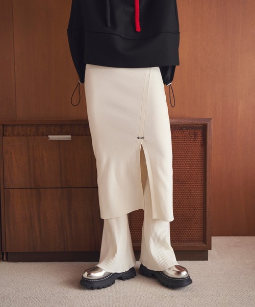 LONG SK LAYERED KT PT（その他パンツ）｜OMMO（オーエムエムオー）の