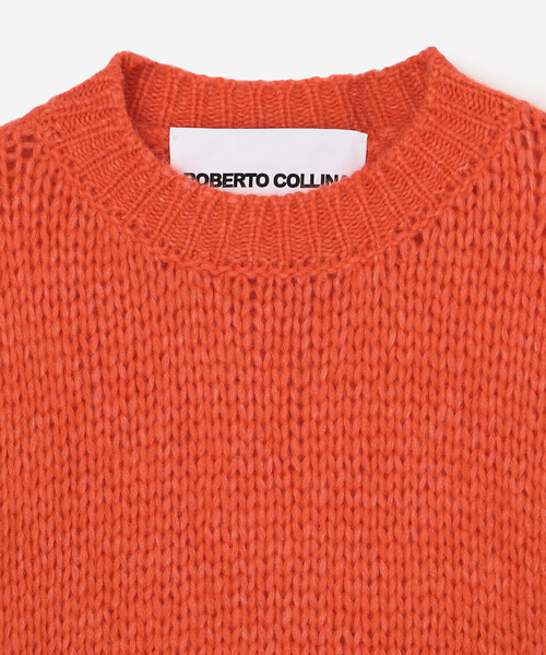 ROBERTO COLLINA（ロベルトコリーナ）の「roberto collina | メリノウール メランジクルーネックセーター WOMEN（ニット/セーター・レディース・オレンジ/ロイヤルブルー/ピンク系その他・S）」の6枚目の写真