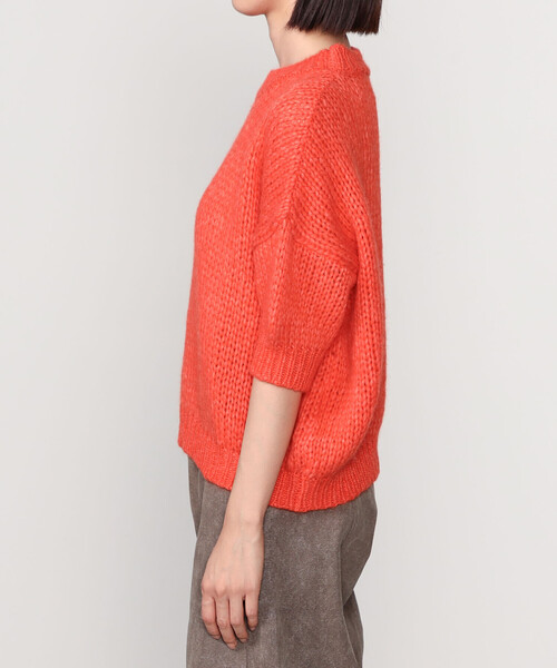 ROBERTO COLLINA（ロベルトコリーナ）の「roberto collina | メリノウール メランジクルーネックセーター WOMEN（ニット/セーター・レディース・オレンジ/ロイヤルブルー/ピンク系その他・S）」の10枚目の写真