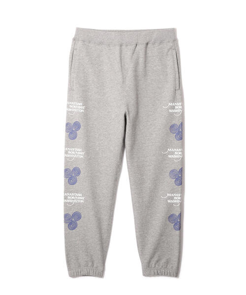 MANASTASH(マナスタッシュ)の「MANASTASH/マナスタッシュ SAYHELLO SWEAT PANTS(スウェットパンツ・メンズ・グレー/ブラック・M/L/XL)」の5枚目の写真