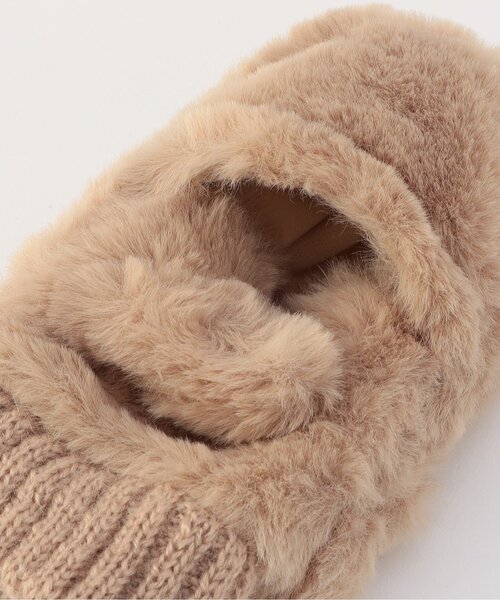 Ampersand（アンパサンド）の「ふわもちリボン手袋（手袋・キッズ・アイボリー/ベージュ/ラベンダー・95/120/140）」の11枚目の写真