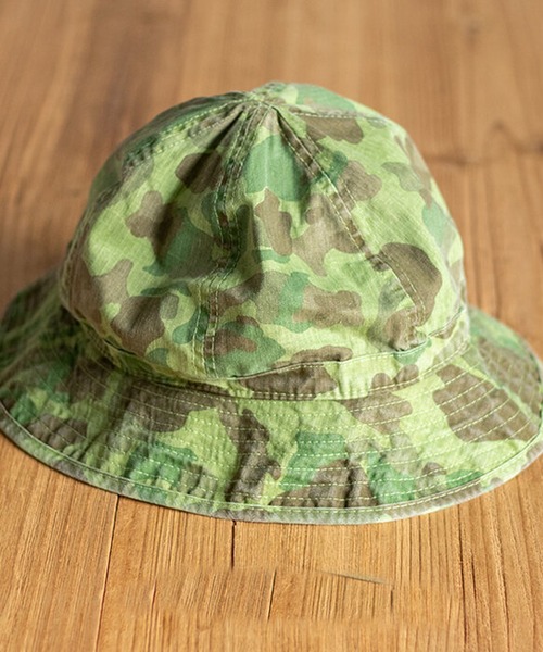 ８(eight)（エイト）の「M37ハット（ハット・メンズ・ブラウン系カモフラージュ/グリーン系カモフラージュ・7 1/4/7 1/2）」の10枚目の写真