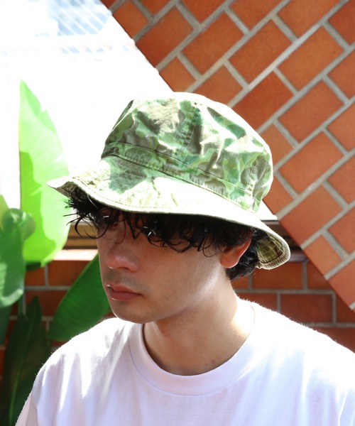 ８(eight)（エイト）の「M37ハット（ハット・メンズ・ブラウン系カモフラージュ/グリーン系カモフラージュ・7 1/4/7 1/2）」の4枚目の写真