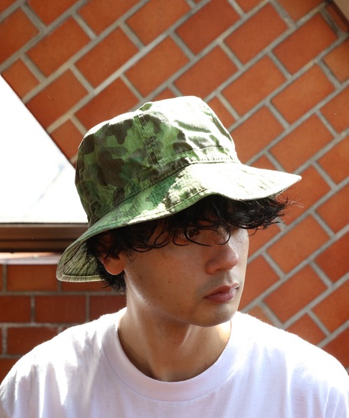 ８(eight)（エイト）の「M37ハット（ハット・メンズ・ブラウン系カモフラージュ/グリーン系カモフラージュ・7 1/4/7 1/2）」の5枚目の写真