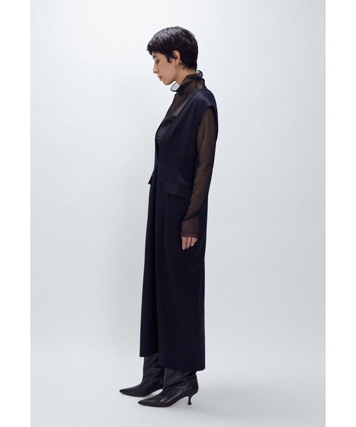 セール】ウールサテンワンピース（ドレス）｜1er Arrondissement