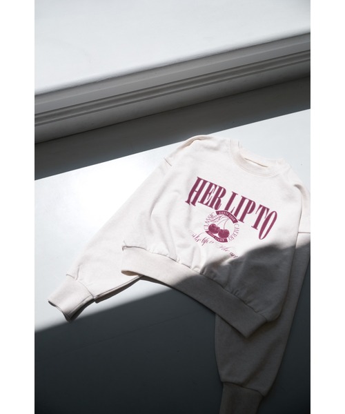 トップス Classic Cherry Sweatshirt herlipto Classic Cherry Sweatshirt スウェット herlipto herlipto