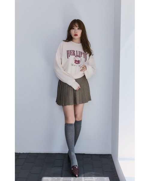 トップス herlipto Classic Cherry Sweatshirt Classic Cherry Sweatshirt（スウェット）｜Her lip to（ハー