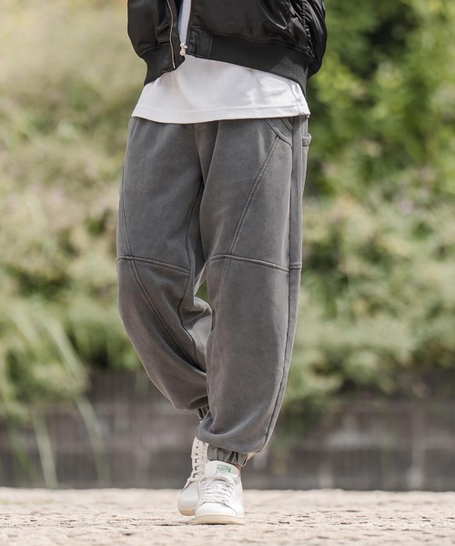 mp14293-裏毛フェード加工ジョガーパンツ(25180CM)（スウェットパンツ