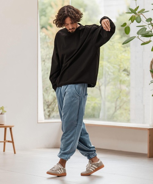 パンツ SRO mp14293-裏毛フェード加工ジョガーパンツ(25180CM)（スウェットパンツ