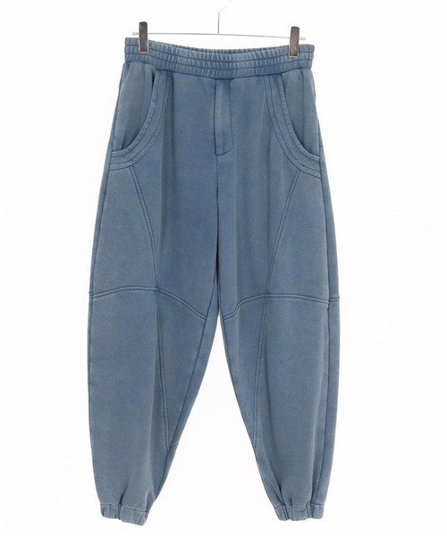 CAMBIO(カンビオ)の「mp14293-裏毛フェード加工ジョガーパンツ(25180CM)(スウェットパンツ・メンズ・ブラック/グレー/ブルー・S/M/L)」の22枚目の写真