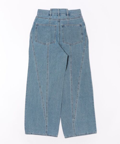 esutoreja（エストレジャ）の「パネルラインワイドデニム（デニムパンツ・レディース・ブルー/ブラック・S/M）」の19枚目の写真