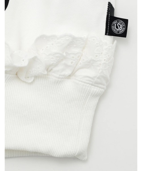 Little sunny bite（リトルサニーバイト）の「【8】【Little sunny bite】hello kitty x little sunny bite sweat top（スウェット・レディース・ホワイト/ブラック/ピンク・MEDIUM/SMALL）」の14枚目の写真