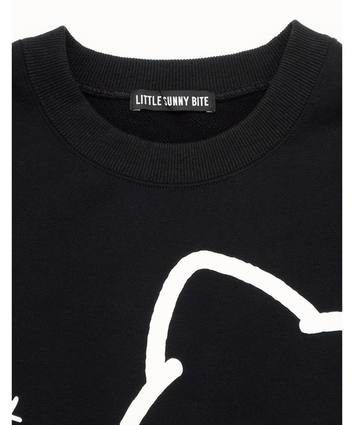 Little sunny bite（リトルサニーバイト）の「【8】【Little sunny bite】hello kitty x little sunny bite sweat top（スウェット・レディース・ホワイト/ブラック/ピンク・MEDIUM/SMALL）」の21枚目の写真
