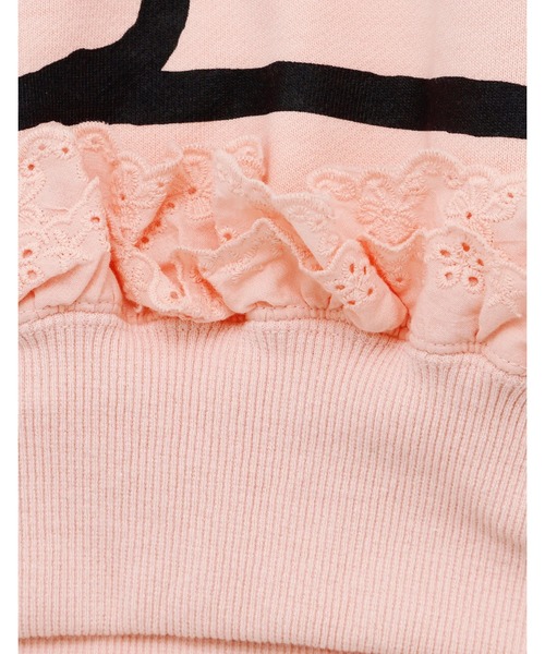 Little sunny bite（リトルサニーバイト）の「【8】【Little sunny bite】hello kitty x little sunny bite sweat top（スウェット・レディース・ホワイト/ブラック/ピンク・MEDIUM/SMALL）」の5枚目の写真