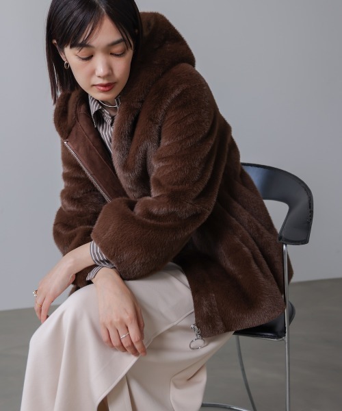 セール】フェイクファーコート（その他アウター）｜Bou Jeloud