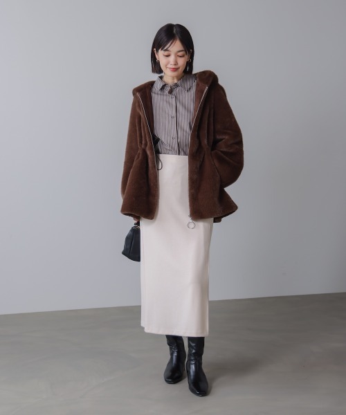 セール】フェイクファーコート（その他アウター）｜Bou Jeloud