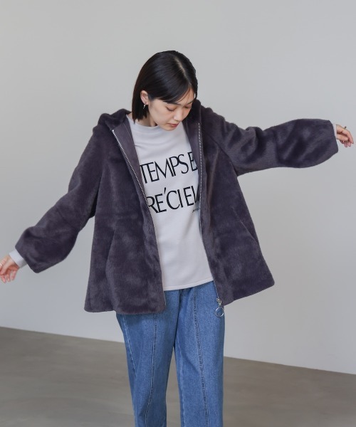 セール】フェイクファーコート（その他アウター）｜Bou Jeloud