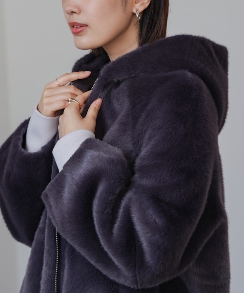 セール】フェイクファーコート（その他アウター）｜Bou Jeloud