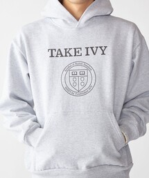 SHIPS×TAKE IVY:『TAKE NVY』カレッジロゴ スウェット フーディ