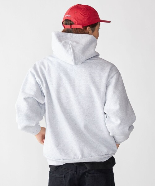 SHIPS（シップス）の「SHIPS×TAKE IVY:『TAKE NVY』カレッジロゴ スウェット フーディ（パーカー・メンズ・ライトグレー/ネイビー・SMALL/MEDIUM/LARGE）」の15枚目の写真