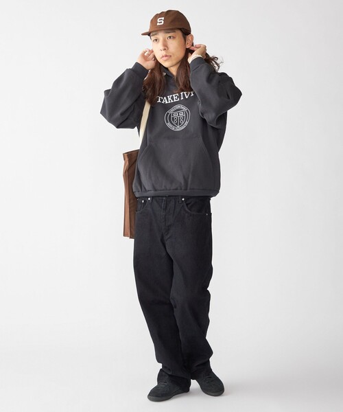 SHIPS（シップス）の「SHIPS×TAKE IVY:『TAKE NVY』カレッジロゴ スウェット フーディ（パーカー・メンズ・ライトグレー/ネイビー・SMALL/MEDIUM/LARGE）」の20枚目の写真