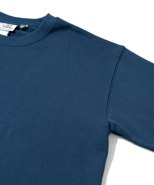 gym master(ジムマスター)の「gym master/ジムマスター 10.3oz carafree smile スウェットビッグTee(スウェット・メンズ・ライトグレー/マスタード/ブルー系その他/ブラック・MEDIUM/LARGE/X-LARGE)」の6枚目の写真