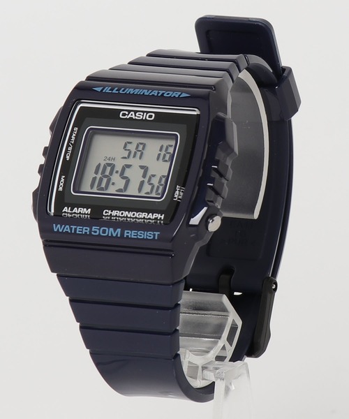CASIO(カシオ)の「【RES】【CASIO(カシオ)】スタンダードデジタル(デジタル腕時計・レディース・ホワイト系その他/ネイビー/ホワイト/ピンク・FREE)」の1枚目の写真
