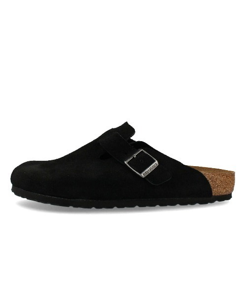 BIRKENSTOCK（ビルケンシュトック）の「BIRKENSTOCK BOSTON SUEDE LEATHER -REGULAR- / ビルケンシュトック ボストン スエードレザー -レギュラーフィット- / 1027142（サンダル・メンズ・ブラック・44/42/41/39/43/40/45/46）」の4枚目の写真