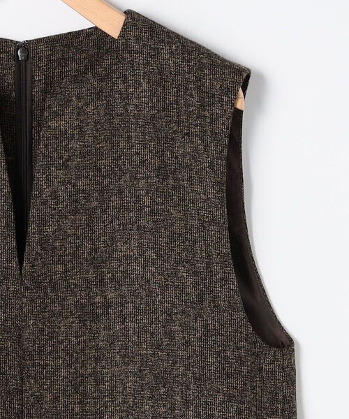 MICO COULIER（ミコクリエ）の「ブリティッシュツィードワンピース（ワンピース・レディース・ブラウン系その他/グレー系その他・38）」の7枚目の写真