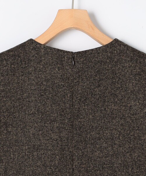 MICO COULIER（ミコクリエ）の「ブリティッシュツィードワンピース（ワンピース・レディース・ブラウン系その他/グレー系その他・38）」の12枚目の写真