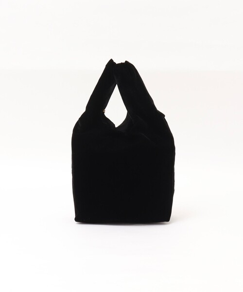 CITRUS（シトラス）の「【CITRUS/シトラス】NOLベロアショッパー型バッグ（トートバッグ・レディース・ブラック・FREE）」の2枚目の写真