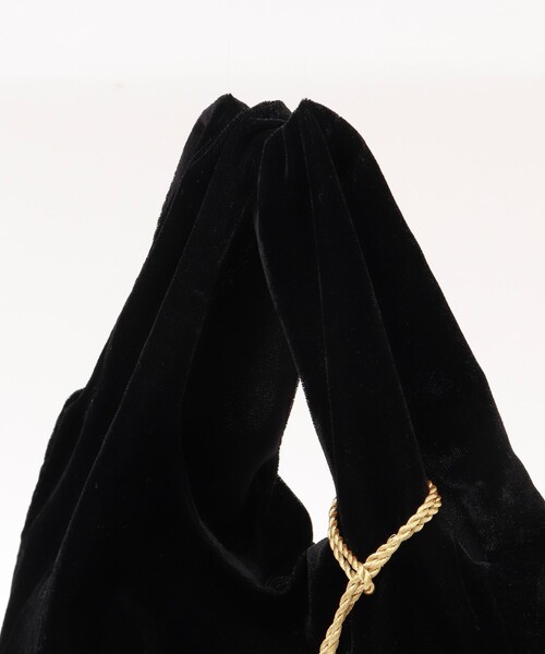 CITRUS（シトラス）の「【CITRUS/シトラス】NOLベロアショッパー型バッグ（トートバッグ・レディース・ブラック・FREE）」の4枚目の写真