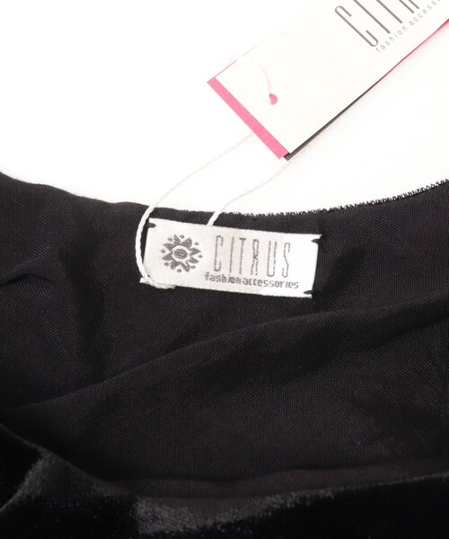 CITRUS（シトラス）の「【CITRUS/シトラス】NOLベロアショッパー型バッグ（トートバッグ・レディース・ブラック・FREE）」の8枚目の写真