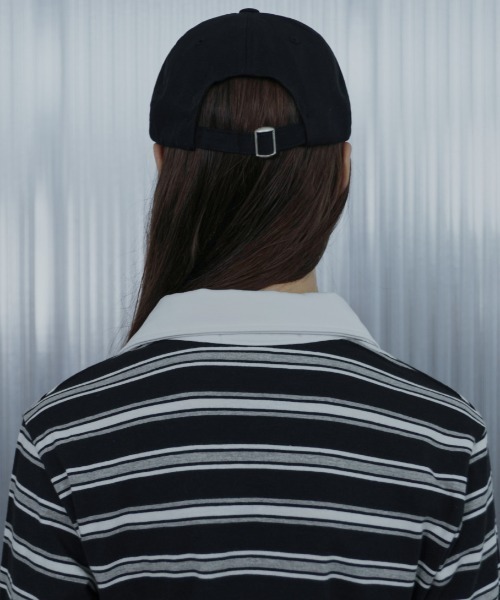 SETUPEXE(セットアップイーエックスイー)の「【SETUP‐EXE】LEO APPLIQUE BALL CAP / 【セットアップエグゼ】レオアップリケキャップ(キャップ・レディース・ブラック/ベージュ・ONE SIZE)」の9枚目の写真